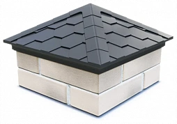 Колпаки на столбы, парапеты и приствольные решетки Колпаки на столбы, парапеты и приствольные решетки