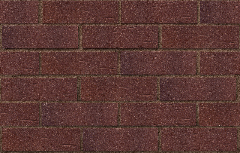 Клинкер фасадный темно-красный с бордовым песком Порту