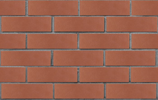 Кирпич лицевой пустотелый тёмно-красный гладкий