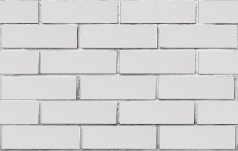 Клинкер фасадный белый Вернамо гладкий