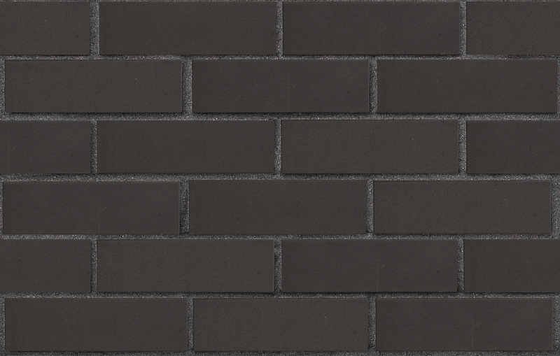 Кирпич лицевой пустотелый графитовый гладкий